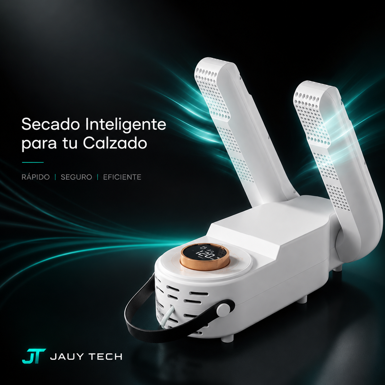 Secador Eléctrico de Zapatos 360° con Luz UV