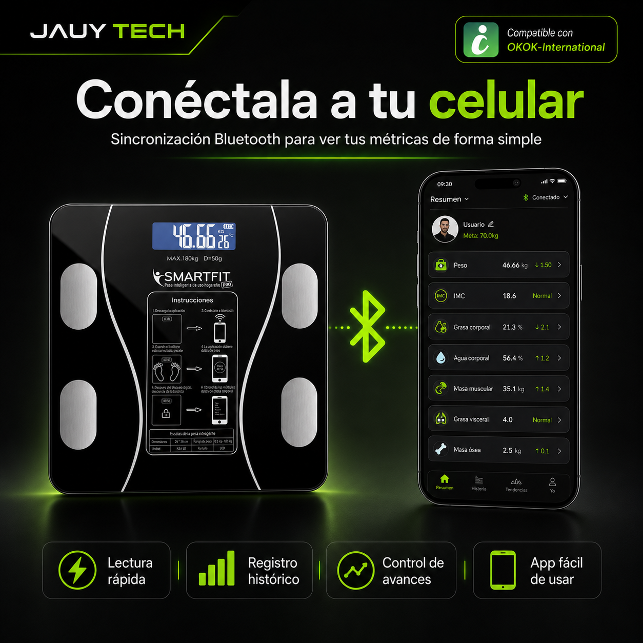 Smart Fit Pro - Pesa Inteligente con app