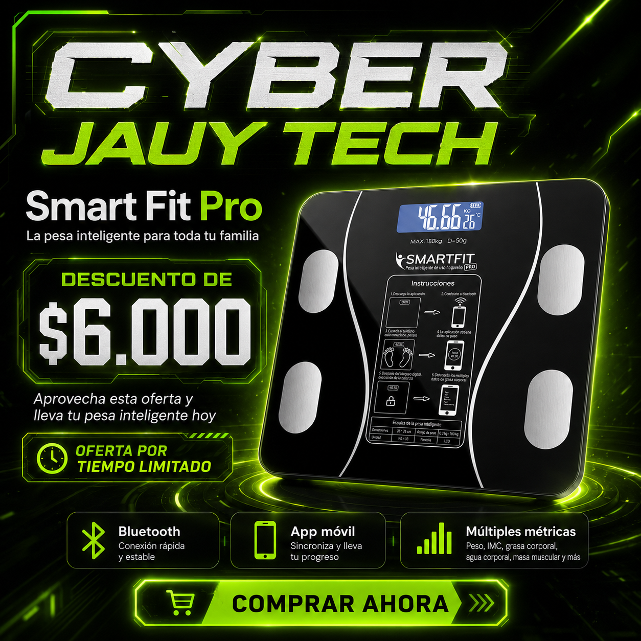 Smart Fit Pro - Pesa Inteligente con app