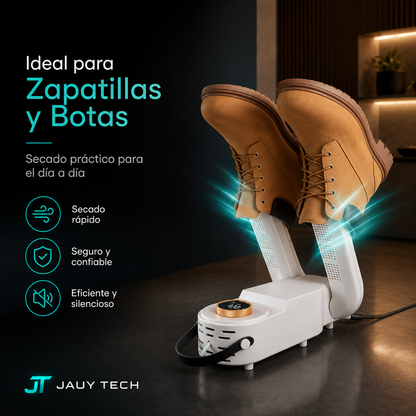 Secador Eléctrico de Zapatos 360° con Luz UV